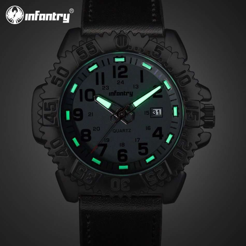 Retail: R1,999.00 INFANTRY MILITARY CO. Men's Tank Combat Tyre Watch Grey BRAND NEW