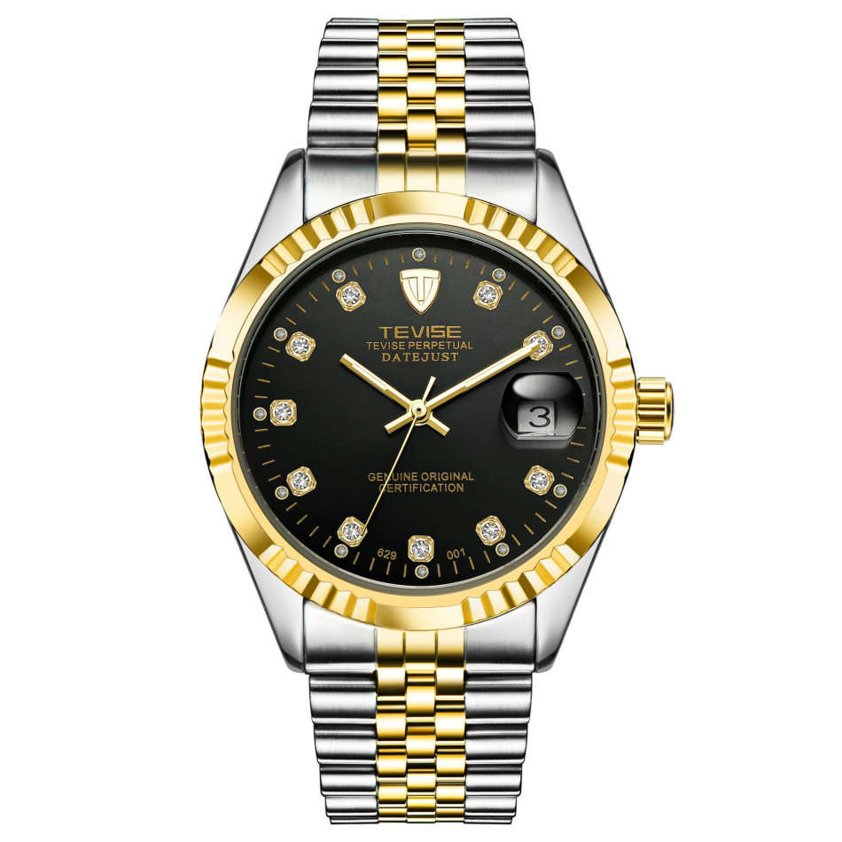 Retail: R2,099.00 TEVISE ® Men's CLASSIC AUTOMATIC CALENDAR Watch BRAND NEW