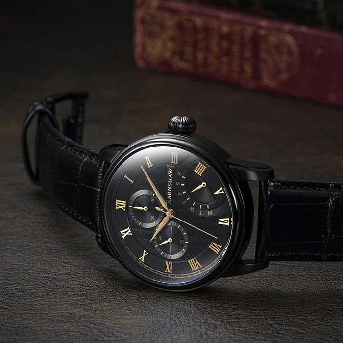 Retail: R9,200.00 Earnshaw LONDON Chrono Men's RETROGRADE Longitude Multifunction Watch BRAND NEW