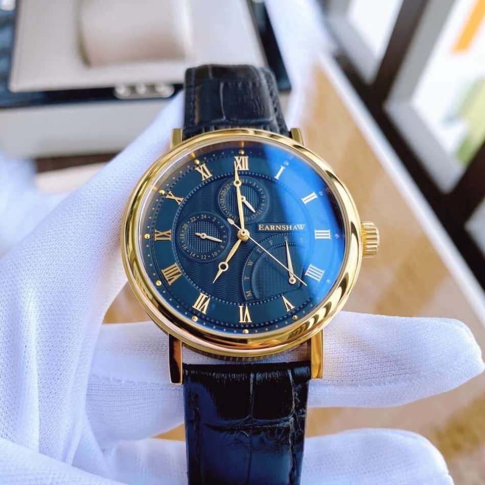 Retail: R9,200.00 Earnshaw LONDON Chrono Men's RETROGRADE Longitude Multifunction Watch BRAND NEW