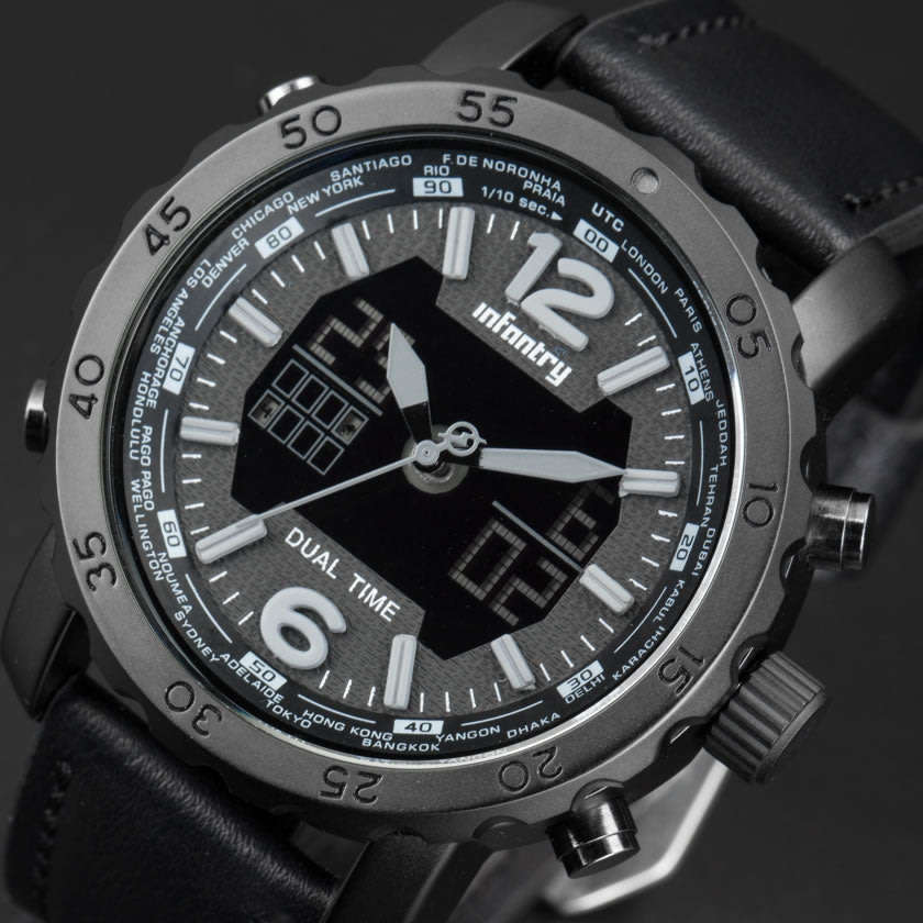 INFANTRY MILITARY CO. Dark Knight Black Edition Watch