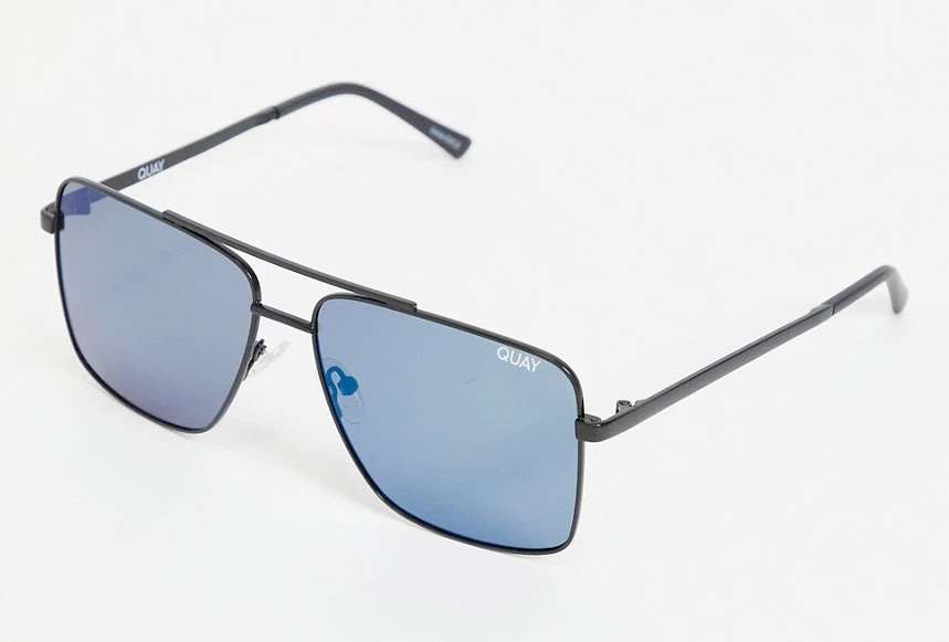 must see!! QUAY Unisex OVERSIZED AIR CONTROL AVIATOR Sunglasses **AUTHENTIC BRAND NEW