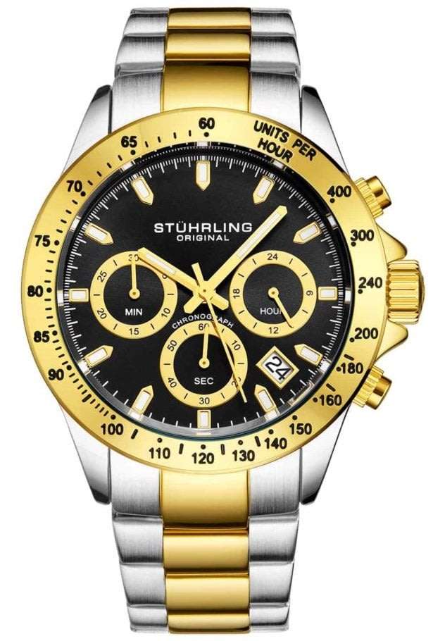 Retail: R6,000.00 Stuhrling Original Men's Aquadiver Le Mans Chronograph Watch BRAND NEW