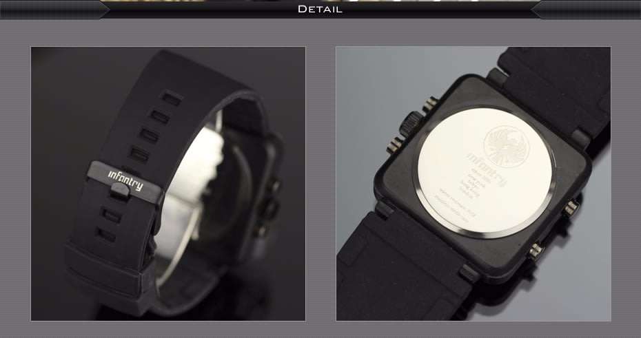 Retail: R2,000.00 INFANTRY MILITARY CO. Dual ANADIGI Black Ops Watch Brand new BOXED, FULLY LOADED!