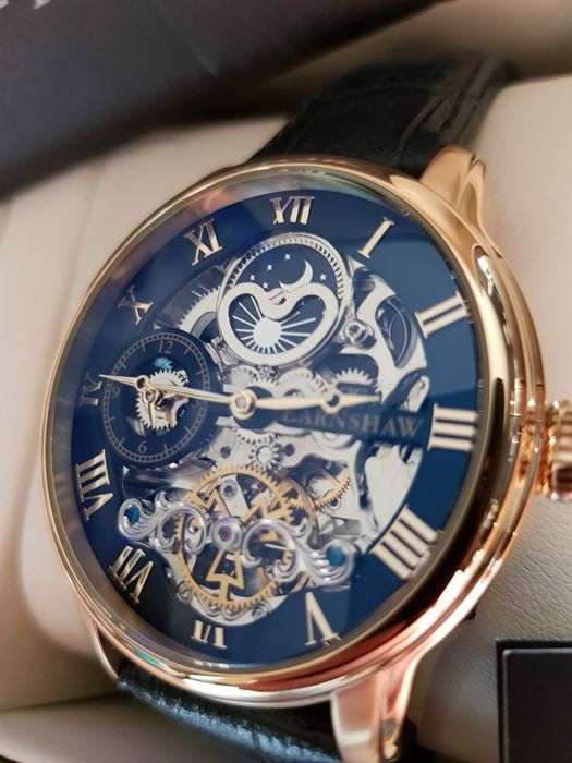 ***must see*** rrp: R8,200.00 THOMAS EARNSHAW AUTOMATIC LONGITUDE DUAL TIME MIDNIGHT GREEN NEW