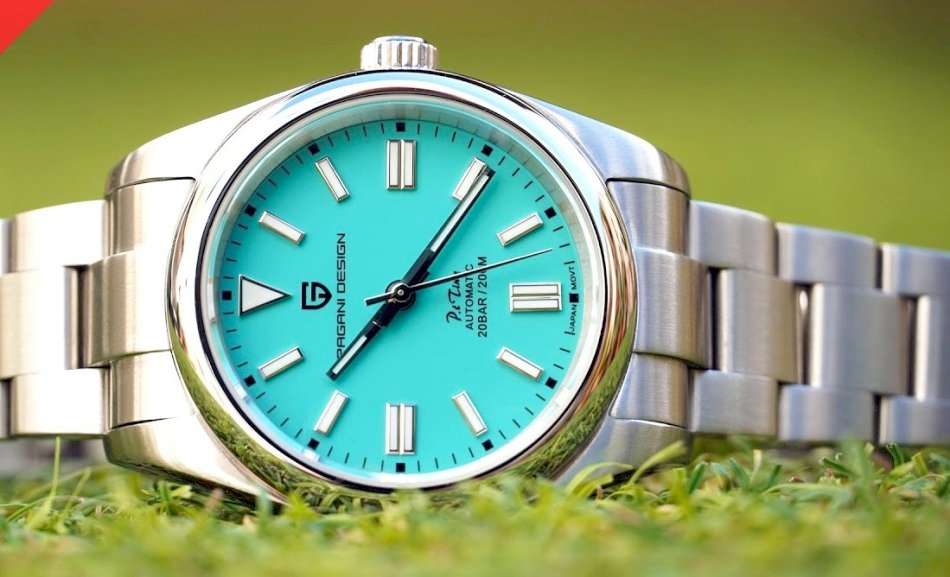 Retail: R6,900.00 PAGANI DESIGN Oyster Tiffany 38MM 200M Waterproof Japan NH35 Automatic Watch