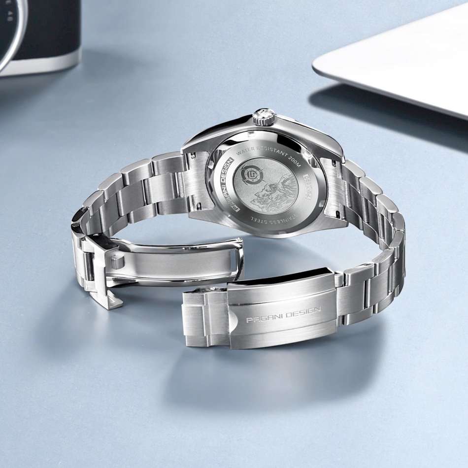 Retail: R6,900.00 PAGANI DESIGN Oyster Tiffany 38MM 200M Waterproof Japan NH35 Automatic Watch