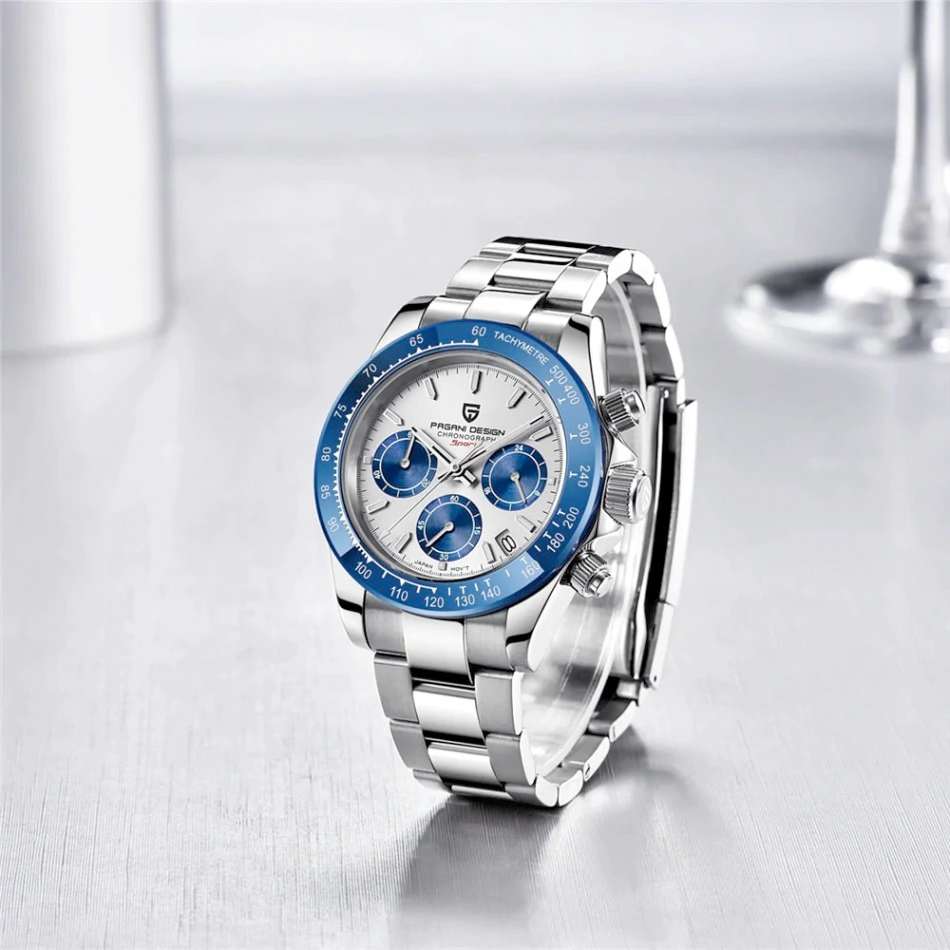 Retail: R5,900.00 PAGANI DESIGN Daytona Chronograph Men's Moonrock Grey Watch BRAND NEW!!