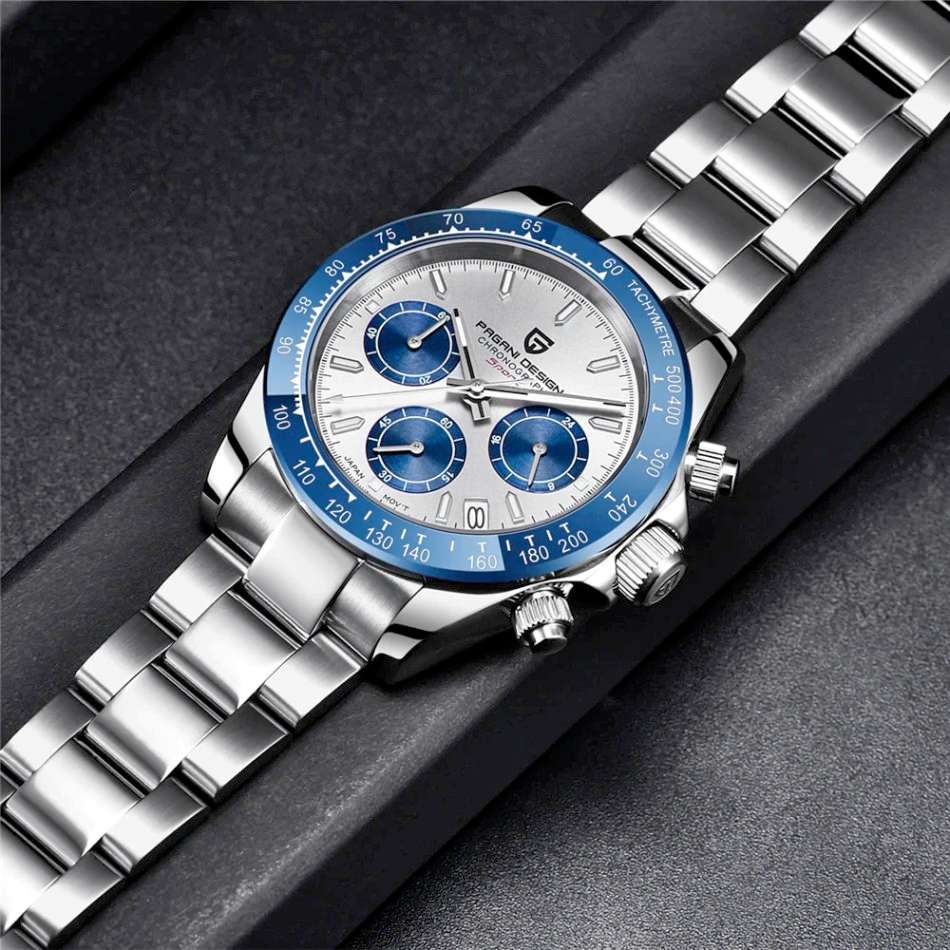Retail: R5,900.00 PAGANI DESIGN Daytona Chronograph Men's Moonrock Grey Watch BRAND NEW!!
