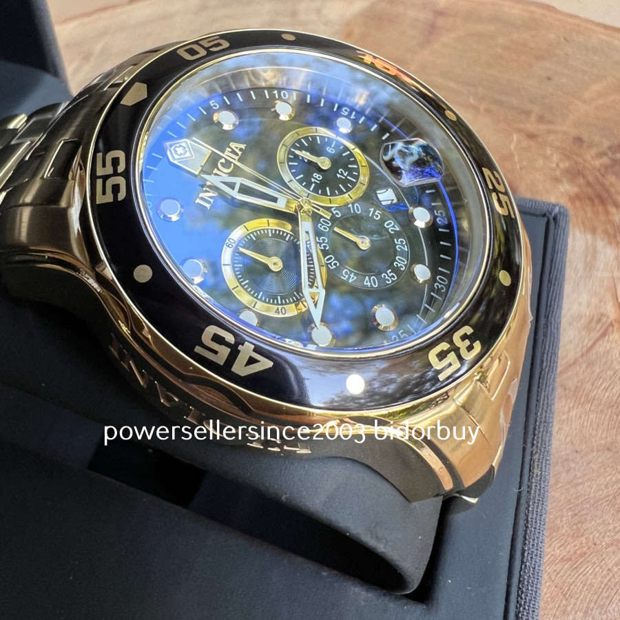 ***thick, heavy**** R14,999.00 INVICTA Men's COLOSSUS THICK HEAVY 18k Full Gold pl. Watch BRAND NEW