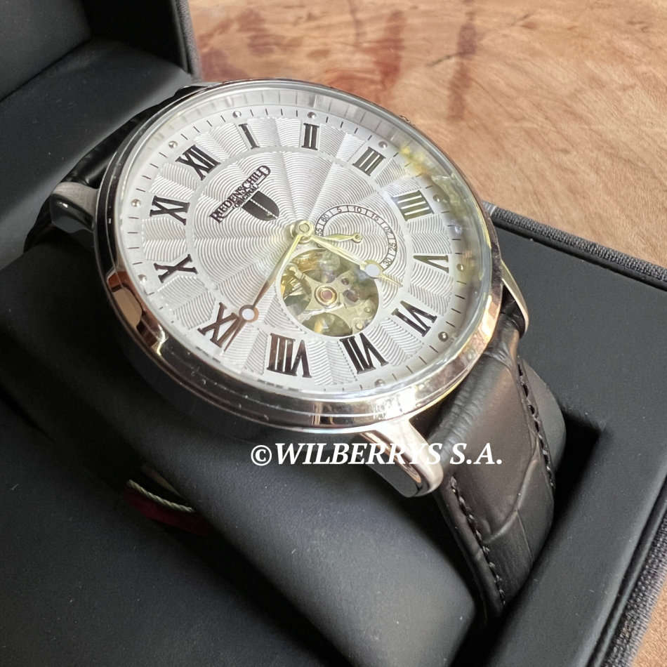**open heart** R7,999.00 RIEDENSCHILD ORIGINAL GERMANY Men's Automatik 21 Jewels Glasboden Watch NEW