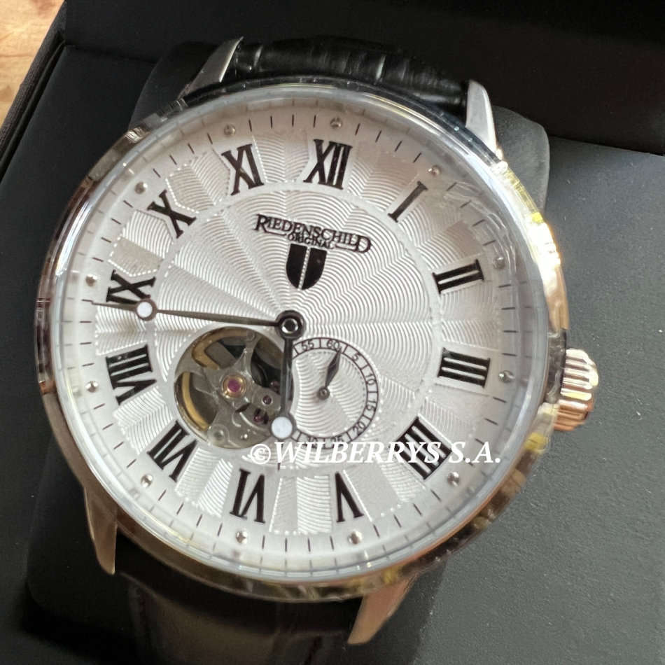 **open heart** R7,999.00 RIEDENSCHILD ORIGINAL GERMANY Men's Automatik 21 Jewels Glasboden Watch NEW