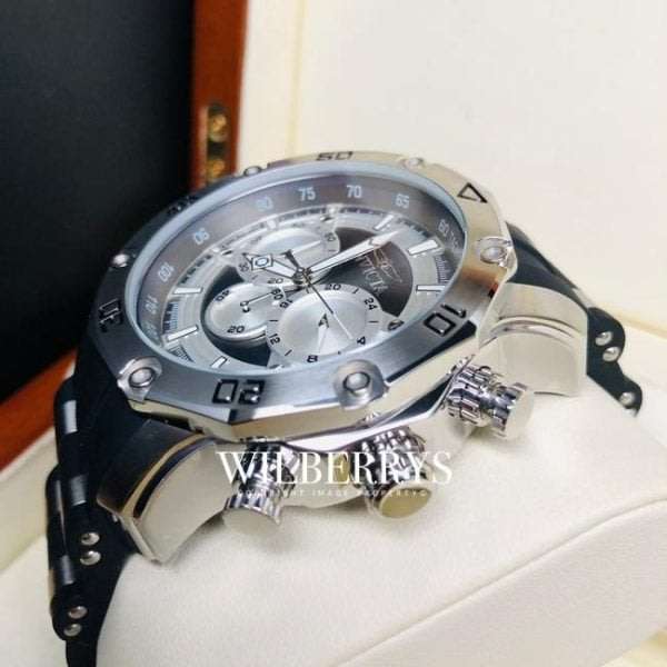 l@@k!! rrp: R8,425.00 INVICTA Men`s ELITE 50mm GHOST Carbon Fiber/Silver Chronograph Watch BRAND NEW