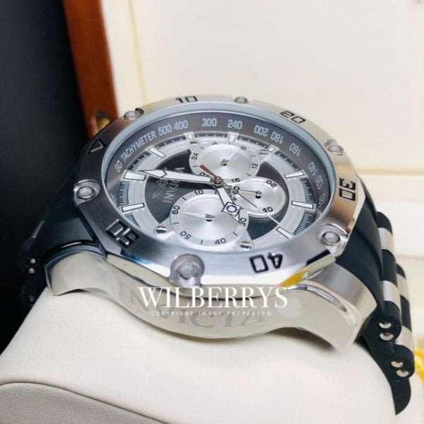 l@@k!! rrp: R8,425.00 INVICTA Men`s ELITE 50mm GHOST Carbon Fiber/Silver Chronograph Watch BRAND NEW