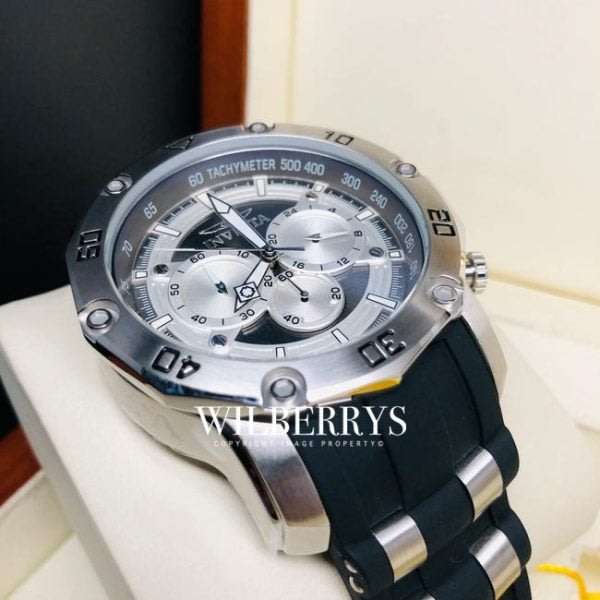 l@@k!! rrp: R8,425.00 INVICTA Men`s ELITE 50mm GHOST Carbon Fiber/Silver Chronograph Watch BRAND NEW