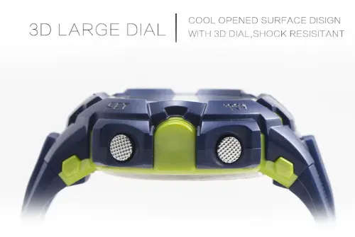 SMAEL Men`s SHOCK PROOF Mens DUAL HAZARD Black / red Watch WATER RESISTANT **BRAND NEW**