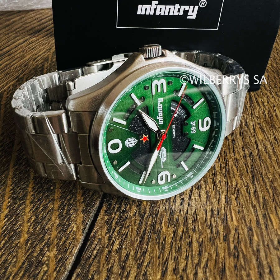 Retail: R2000.00 INFANTRY MILITARY CO. hawk Tanker 45mm Watch Brand new!