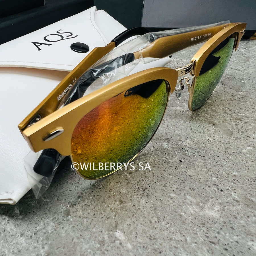 hot!! rrp R3999.00 AQUASWISS Men`s Luxury Milo Wayfarer MIRROR Sunglasses **100% AUTHENTIC, NEW!!