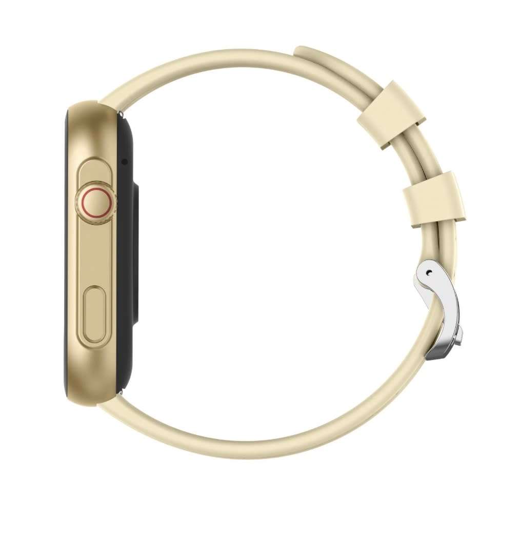 NORTH EDGE Glory Bluetooth Music Health Smart Watch Gold / Cream Silicone Finish