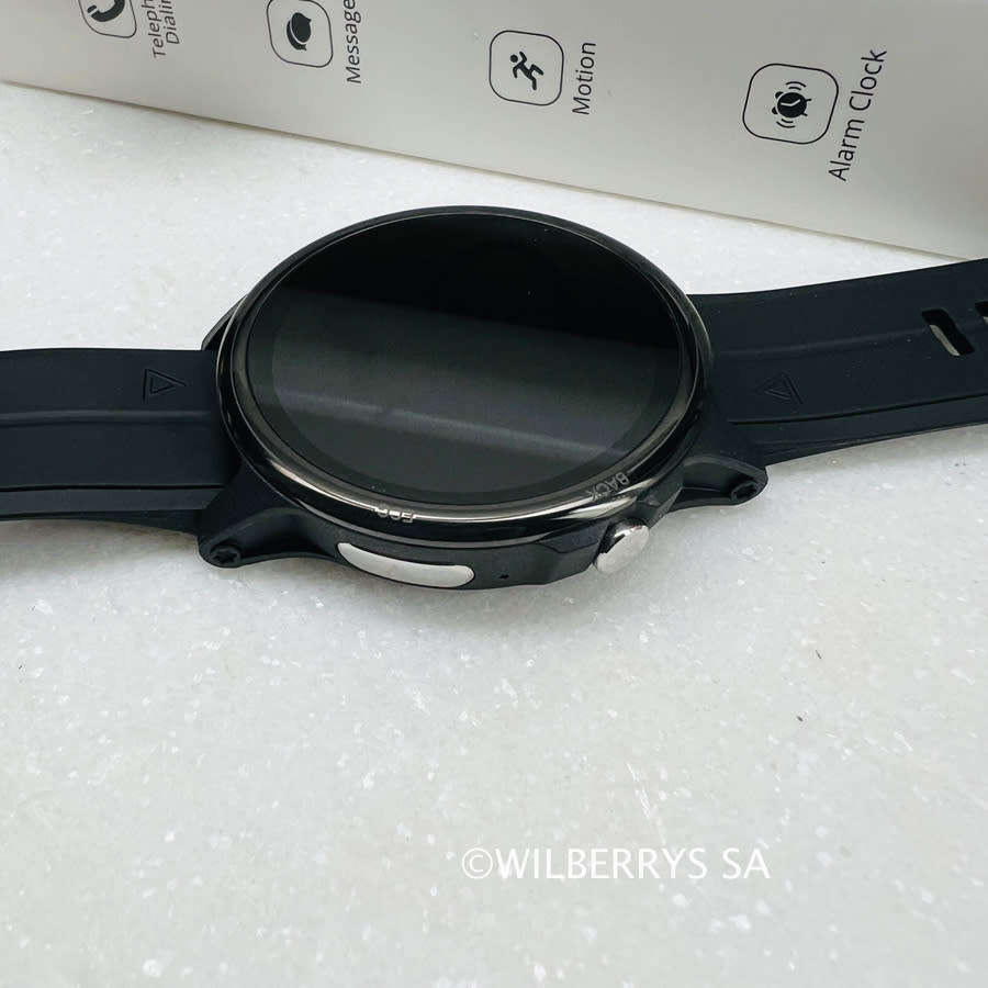 R1,900.00 NORTH EDGE Ultima Bluetooth ECG Glucose Smart Watch!! SLEEK BLACK