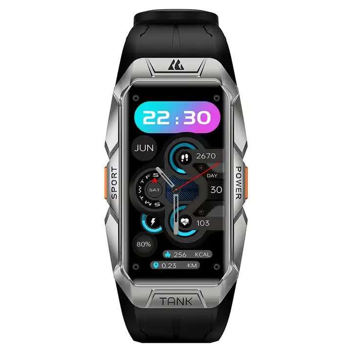 KOSPET TANK X1 Smart Watch | Smart Band SILVER / BLACK