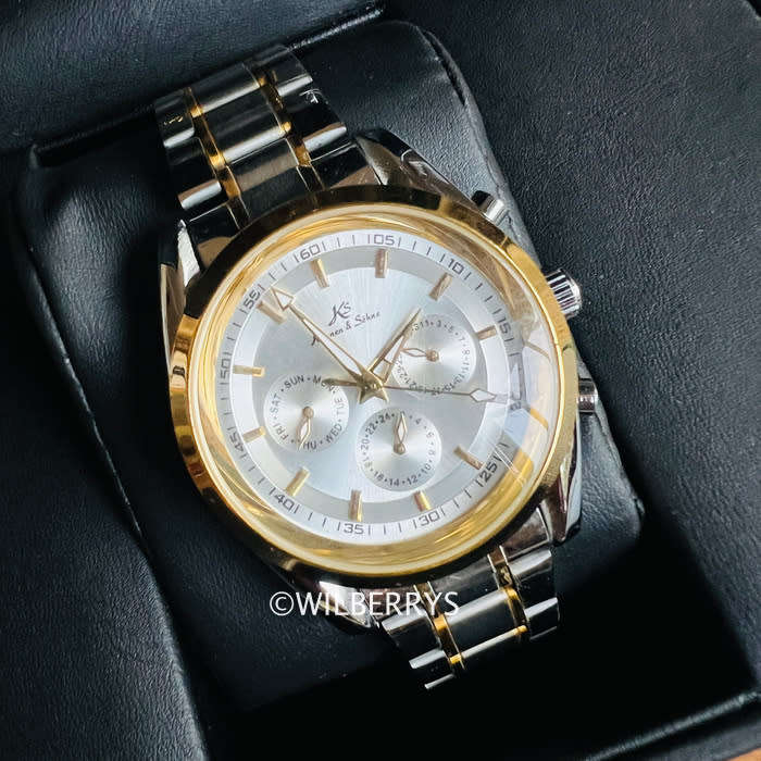 KRONEN & SOHNE ® Men`s Classic Kinetic Mechanical AUTOMATIC Watch