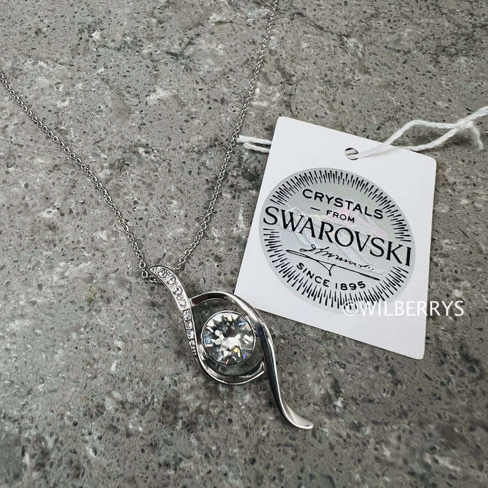 BRITISH JEWELLERS Excelsior Pendant Embellished with Crystals from Swarovski® + Chain