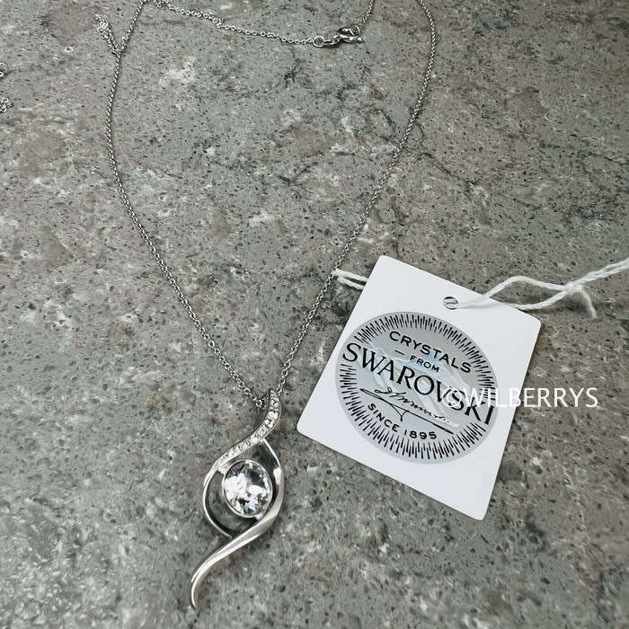 BRITISH JEWELLERS Excelsior Pendant Embellished with Crystals from Swarovski® + Chain