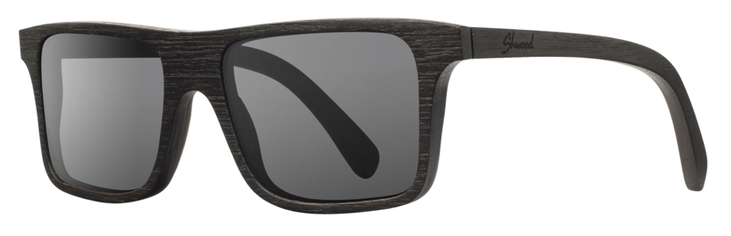 SCHWOOD Men Premium Luxury Wooden Dark Walnut Polarised Sunglasses