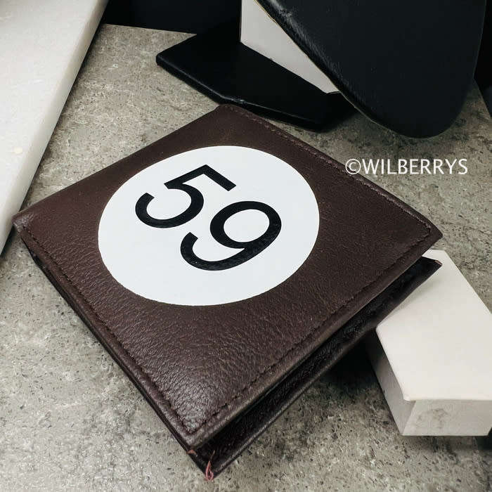 TOM & FRED London® Premium Leather British Racing Tribute Wallet in Light Brown