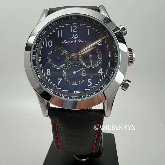non functional KRONEN & SOHNE ® Men`s Stargazer Kinetic Mechanical AUTOMATIC Watch