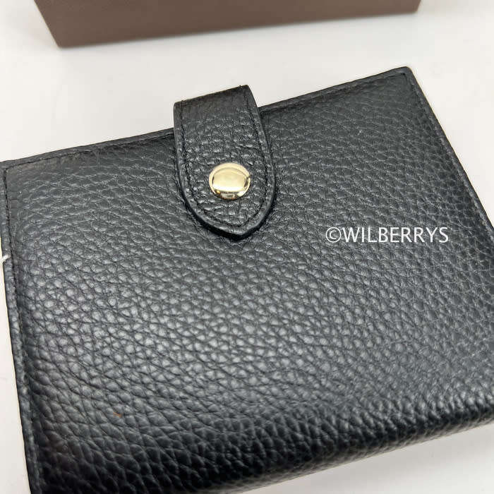 Tom and Fred London® Celtic Genuine Leather Purse BLACK -- NEW