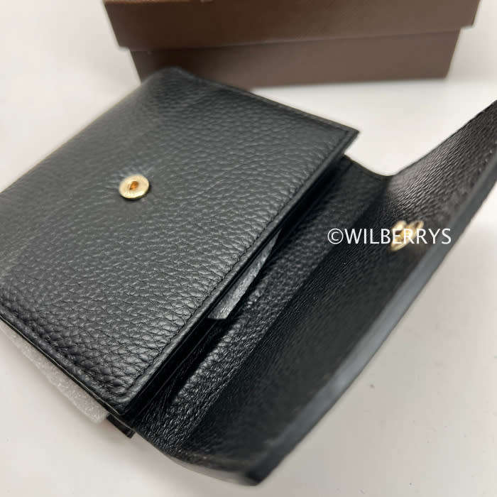 Tom and Fred London® Celtic Genuine Leather Purse BLACK -- NEW