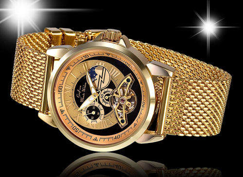 Monte Wehro La Havre Gold Automatic Watch Brand New