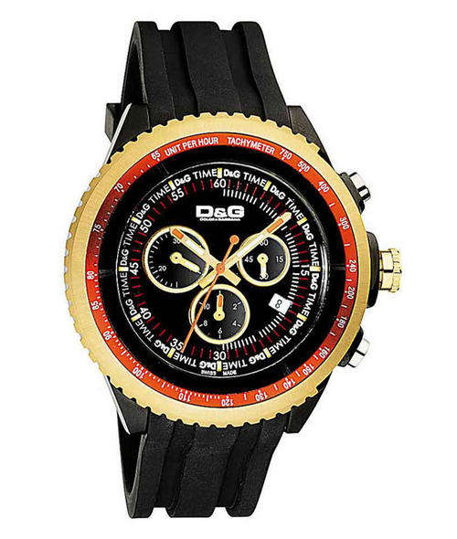 DOLCE AND GABBANA D&G MEN'S "SIR" WATCH W/ BOX AND PAPERS, 100% GENUINE