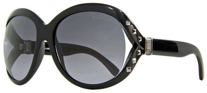 100% GENUINE **ROBERTO CAVALLI** Ladies Sexy Oversized Balsamina Sunglasses w. zebra case, papers