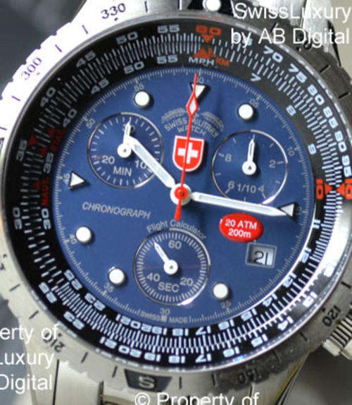 **R10,000.00** CX SWISS MILITARY AIRFORCE ONE 200 METER AF1 CHRONOGRAPH LIMITED EDITION WATCH