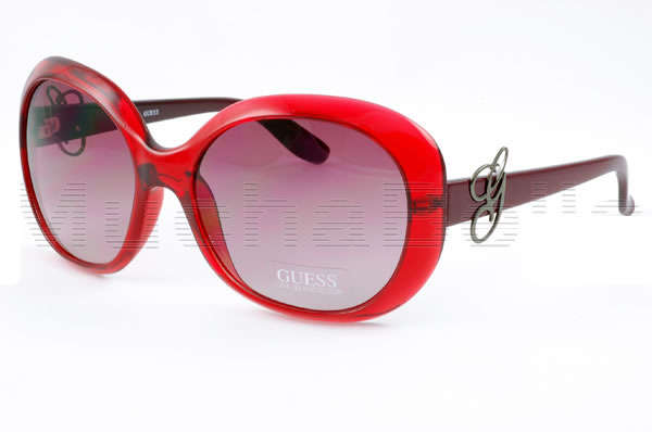 **100% GENUINE **GUESS** Ladies Sexy Boston G Sunglasses w. gold case, papers