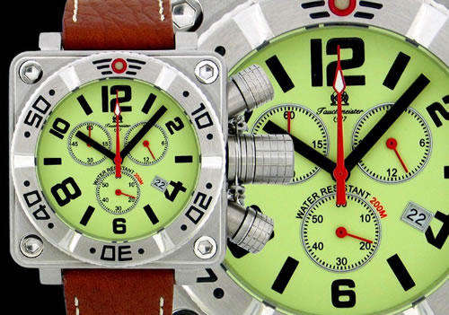 *LOW START BID* TAUCHMEISTER 1937 German XL Square Diver with Box and Papers