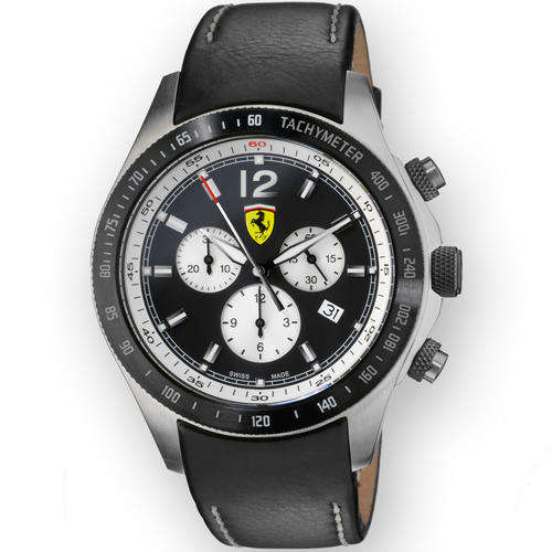 **R9,000.00** FERRARI 270027170 SCUDERIA BLACK **RARE IN SA** CHRONOGRAPH LIMITED EDITION WATCH