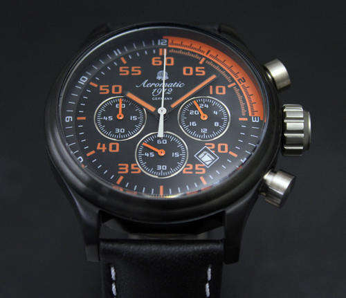 AEROMATIC 1912 GERMANY A1325 WORLD WAR DEFENDER IP CHRONOGRAPH  WATCH BRAND NEW W/ WORLD WAR TIN