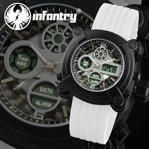 INFANTRY Military Co. IN-038-W-R Multifunction Watch BOXED, FULLY LOADED!
