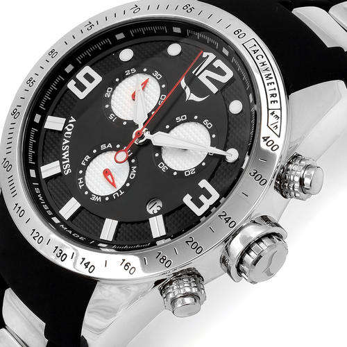 *Only 5 in SA!!* AQUASWISS Men's TRAX **DARK KNIGHT** Swiss Watch BRAND NEW w/ box and papers