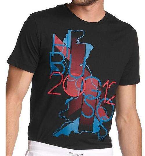 Brand new HUGO BOSS Men's "LONDON 2012" T-Shirt .. 100% GENUINE/AUTHENTIC New without tags