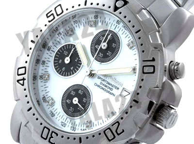 R15,000.00 >> DIAMOND MEN'S KRUG BAUMEN SPORTSMASTER CHRONOGRAPH WATCH