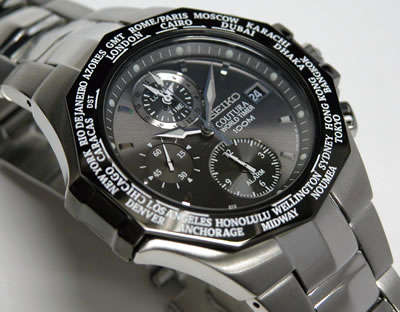 R5,900.00 >> SEIKO COUTURA TiCN WORLD TIME MEN'S  WATCH + GIFT BOX & MANUAL **1 DAY ONLY**