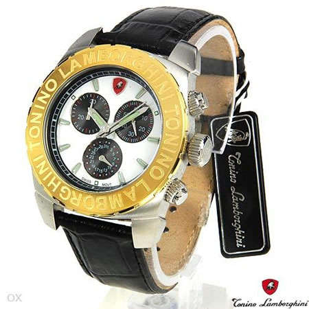 **R31,000.00** TONINO LAMBORGHINI 18k Black Gold SE Men's Watch + Certificate + Collector Box