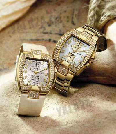 **bargain** GUESS Rock Star GOLD EDITION Swarovski Crystal Ladies Watch