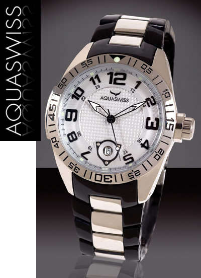 R14,000.00 >> AQUASWISS Men's ***Trax-F1*** Steel 2010 RARE EDITION Swiss Watch