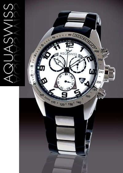 R14,000.00 >> AQUASWISS Dark Knight TRAX Chronograph Swiss Watch